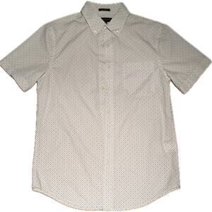 Banana Republic Men’s Slim Fit Button-Down Shirt Small Short Sleeve Pattern